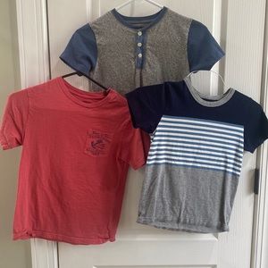 3 boys t-shirts (2 J Crew and 1 Polo RL)